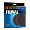 FLUVAL Lot De 2 Mousses Charbon Fx5 Fx6 - Pour Aquarium