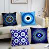 Comfortable Nazar Soft Pillow Case Evil for Sofa Living Art Room Home Amulet Office Decor and Protective Eye Covers
