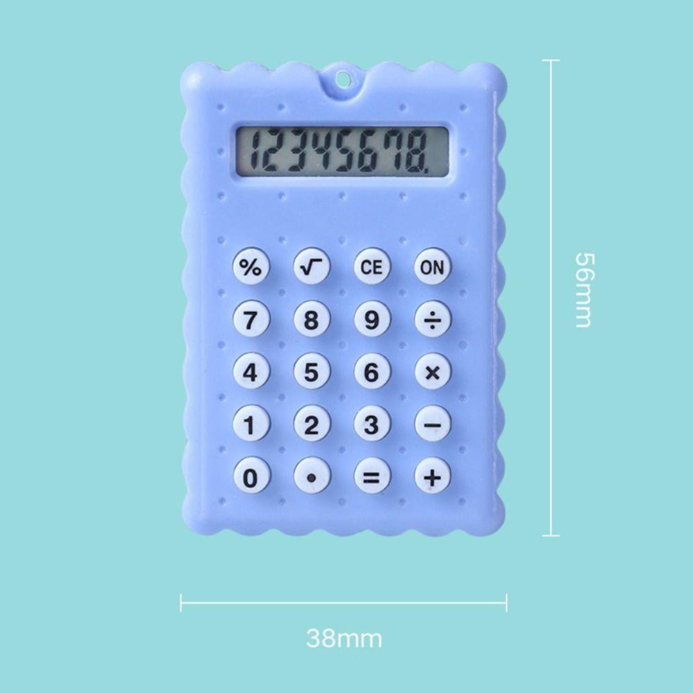 Biscuit Shape Scientific Calculators Battery Student Calculators Mini Calculator  Stationery