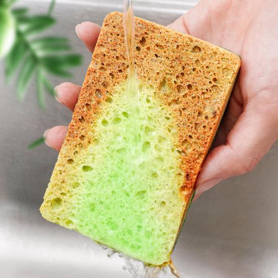 Unique Washing Sponge Dual-side Use Rich Foam Reusable Good Water Absorption Cleaner