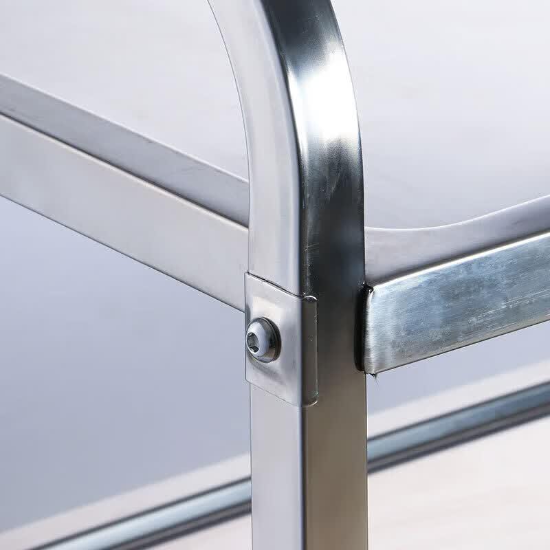 Stainless Steel Mobile Dining Cart