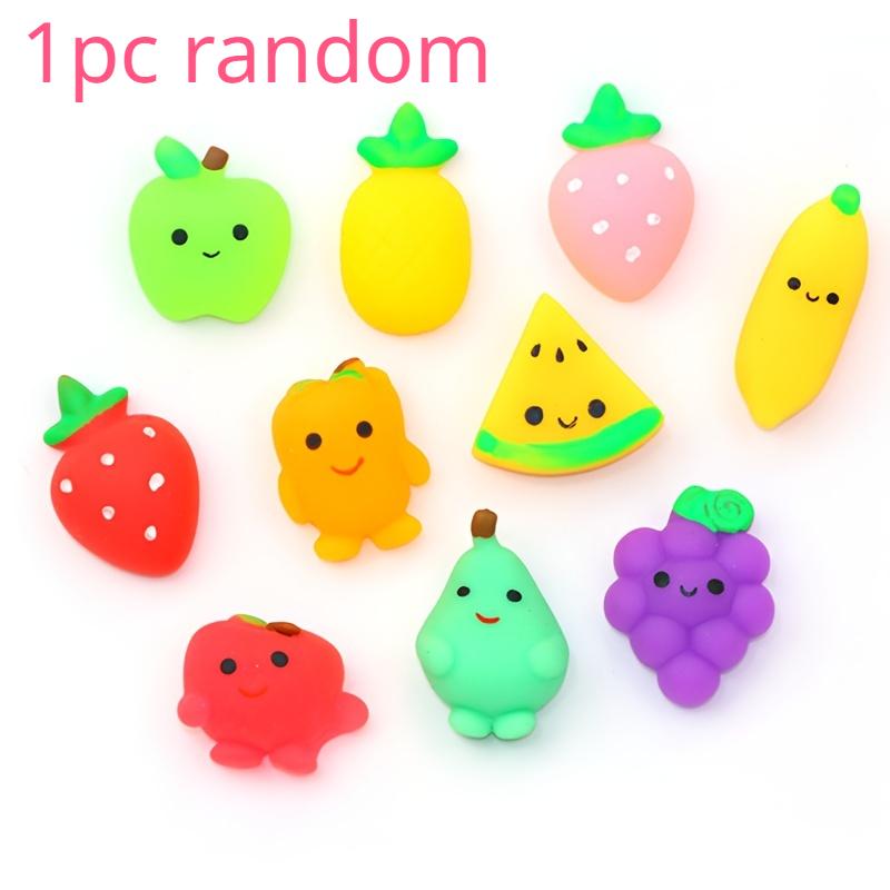 1-24 шт. Набор мягких игрушек Mochi для детей, мини-игрушки Squishies Fruit Squeeze Pack, милый подарок на день рождения для снятия стресса и беспокойства для взрослых и детей