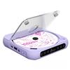 Bluetooth CD Player with Repeater, Slim Portable Walkman, Mini Home Speaker for English Learning CDs