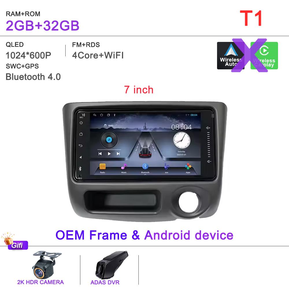 Android 16 For Toyota Vitz Yaris Echo 1999-2005 Carplay Auto Car Radio Multimedia Video Player Navigation GPS No 2Din 2 Din DVD