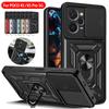 For POCO X5 Pro 5G Case Armor Slide Camera Protect Back Cover for Xiaomi POCO X5 Pro X4 X3 NFC 12T Redmi Note 12 Pro Plus Cases