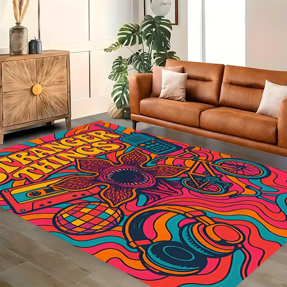 Stranger Things for Living Room rug, Bedroom, Study Room, Hallway Decoration, Perfect for Home Decoration or Holiday Gifts