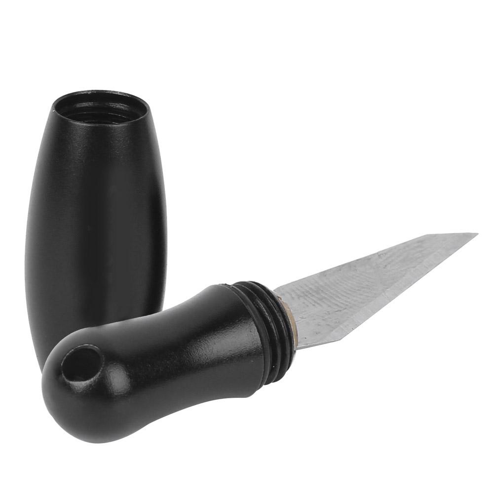 Мини Портативный Карманный Нож из Алюминиевого Сплава Инструмент для Резки Бумаги Форма для Боулинга Черный