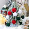9/12pc 6/9CM Christmas Tree Flocked Cloth Velvet Ball Pendant Decoration Colorful Hanging Balls Festival New Year Xmas DIY Decor