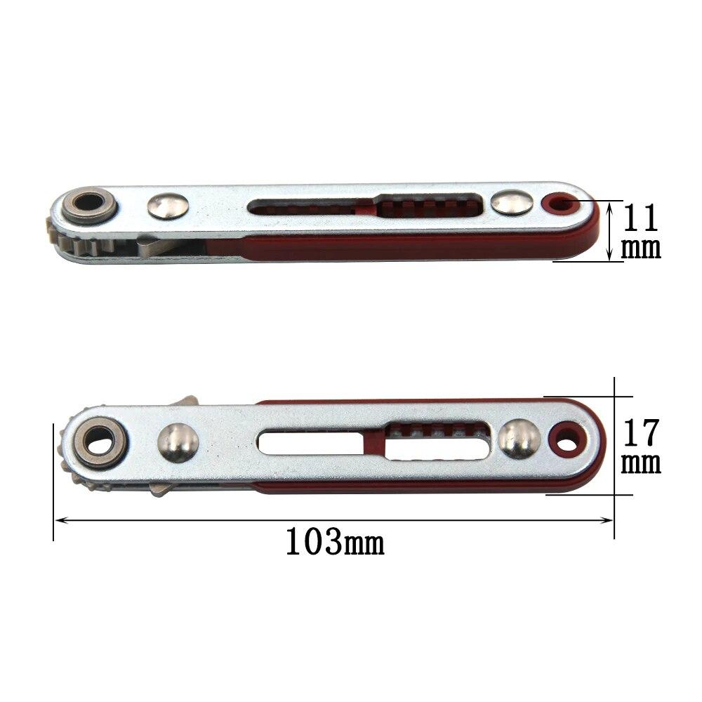 1Pc Multi-functional Two-way Forward and Reverse Ratchet Screwdriver Elbow Flat Head Wrench Driver Cross Slotted Screwdriver Tool