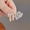 Brooches For Women Letters Party Office Brooch Pins Jewellery Gifts