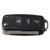 Пластиковый корпус ключа Черный корпус ключа-брелока 3 кнопки Корпус ключа Корпус ключа для VW
