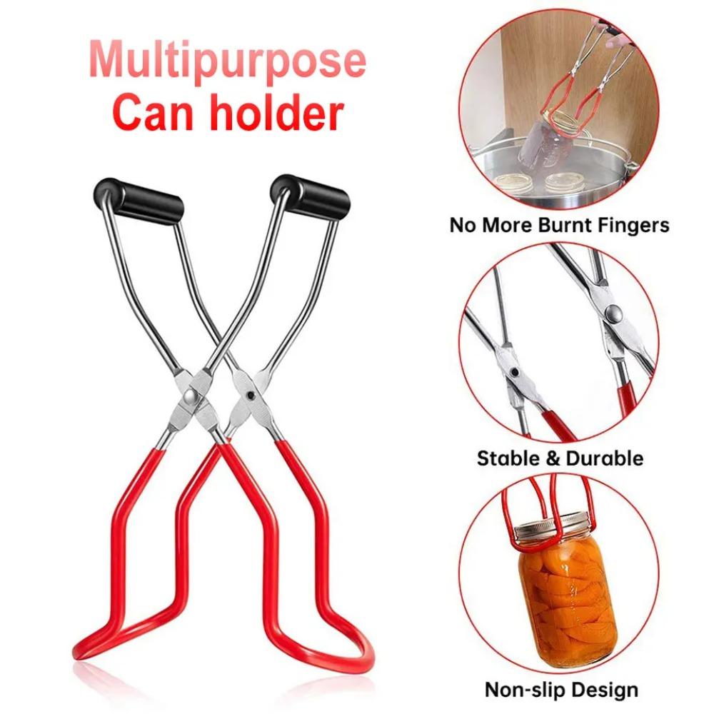 Подъемник для консервных банок с защитой от защемления Подъемник для стеклянных банок из нержавеющей стали KitchenTool Держатель для стеклянных бутылок