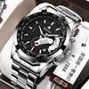 Automatic Movement Watch Men's Non-mechanical Watch Calendar Waterproof Luminous Steel with Watch AVE