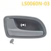 Pair Front Left Right Interior Door Handle for 2003 Kia Rio 82610-FD000 82620-FD000