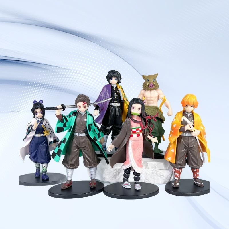 Фигурка Действие Убийца Демонов Kimetsu no Yaiba фигурка Камадо Танджиро Агацума Зеницу Незуко Воин ПВХ Модель Игрушки