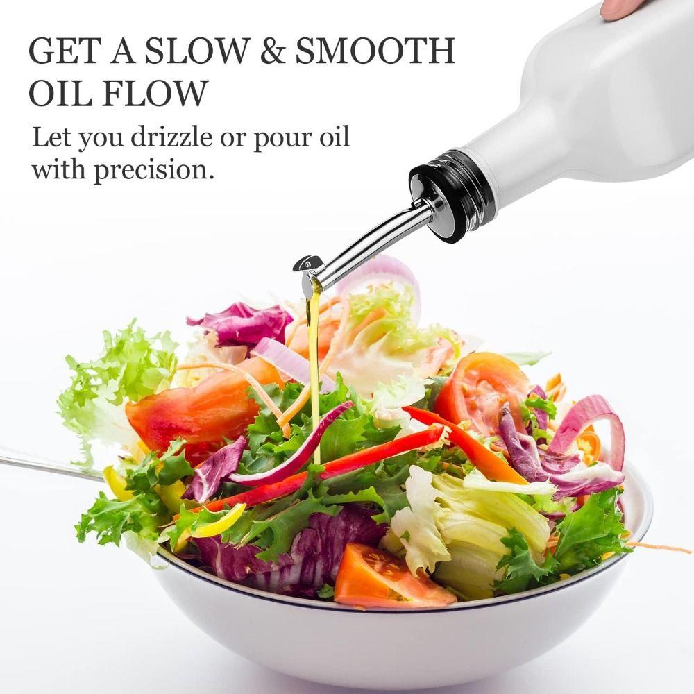 Empty Opaque Oil Cruet Reduce Oxidation Vinegar Container No-drip Pourer Kitchen Accessories