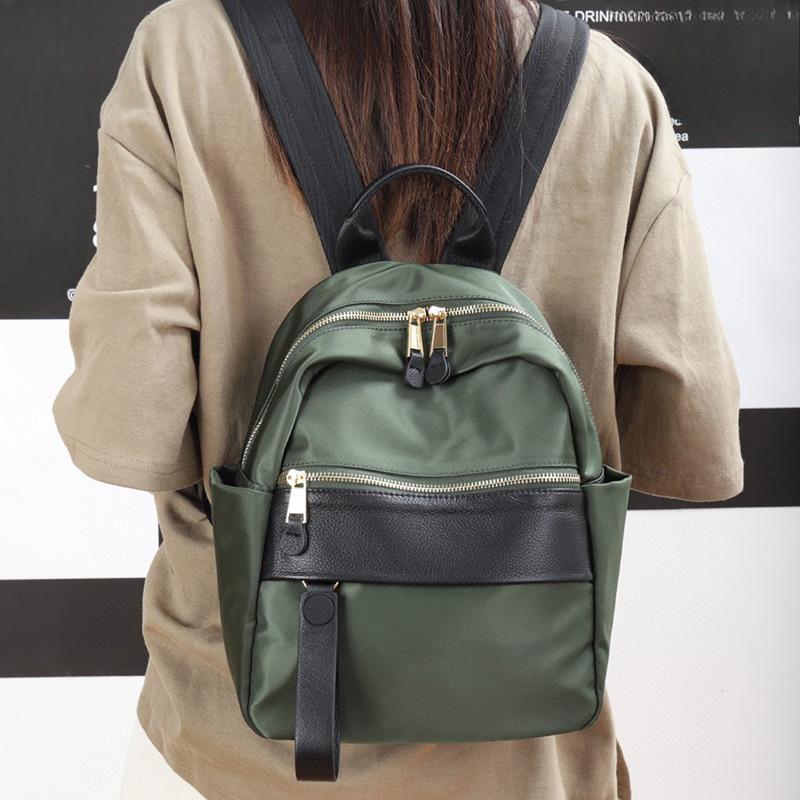 Рюкзак женский Тайваньский тканевый рюкзак легкий высококачественный женский рюкзак для поездок на работу дамы двойные плечи и спина