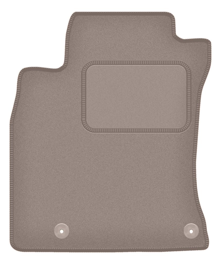 Бежевый коврик водителя для: Hyundai i30 III fastback, хэтчбек, универсал (2016-)