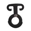 Paracord Adjuster Aluminum Construction Secure Cords Locking Device for Backpacking Survival Equipment