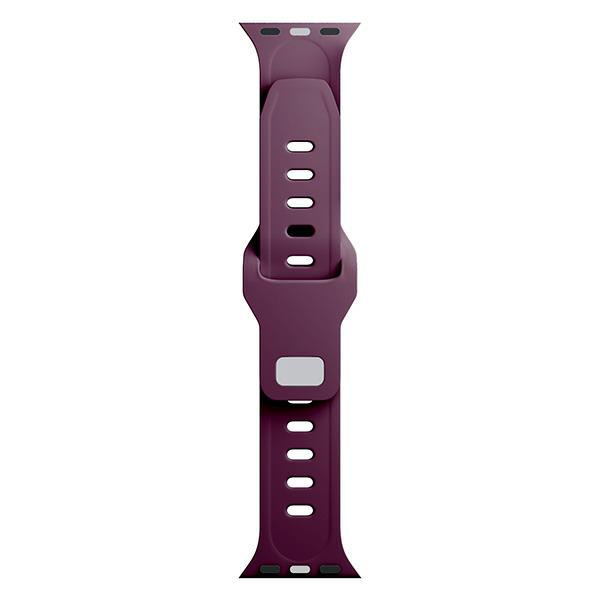 3Mk Silicone Watch Strap Ciemnofioletowy /Mulberry Dla Apple Watch 38/40/41Mm