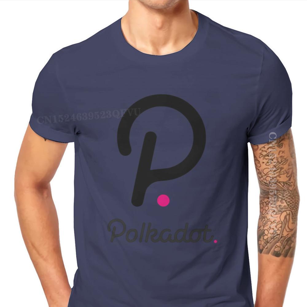 Polkadot Cryptocurrency Crypto Miner Men T Shirts Classic Graphic Big Size Vintage Tshirts Top Sell Harajuku Men Tshirt Clothing