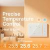 Tuya smart battery powered wifi thermostat gas boiler switch heating/cooling programmable remote control support alexa google
