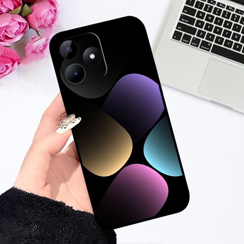 Мультяшный модный чехол для Realme Note 50 Coque Narzo N53 ТПУ силиконовые чехлы для телефона для Oppo Realme C51 C51s C53 4G Мягкий бампер