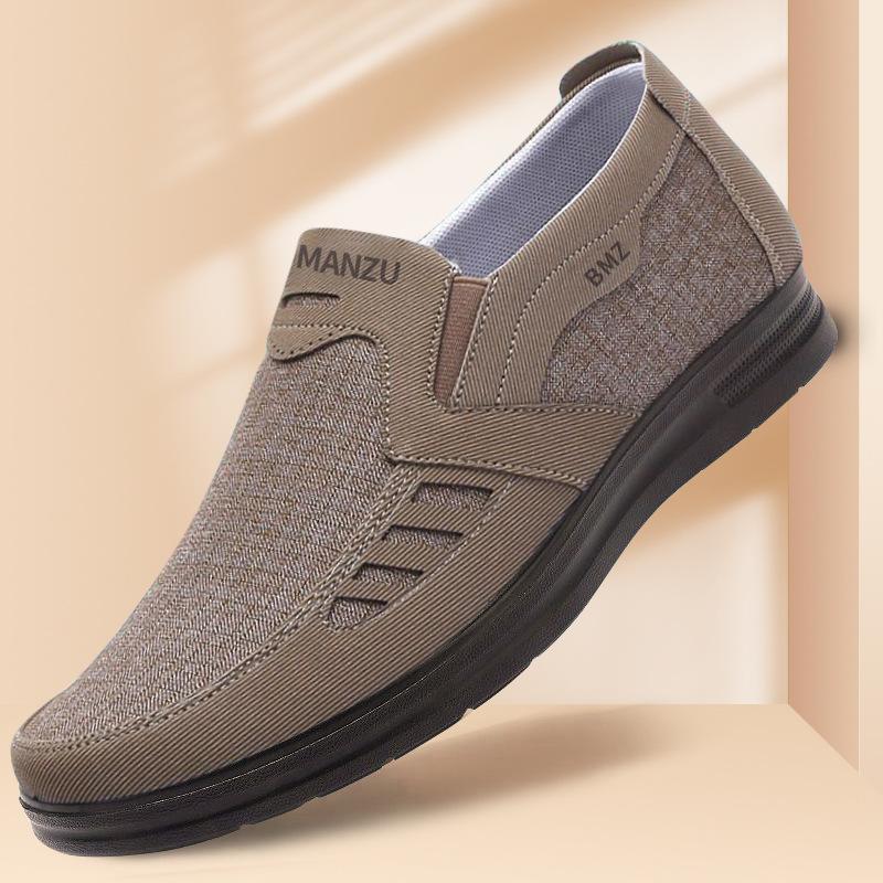 Men's shoes, lazy shoes, soft soles, comfortable and breathable casual cloth shoes in spring and autumn
