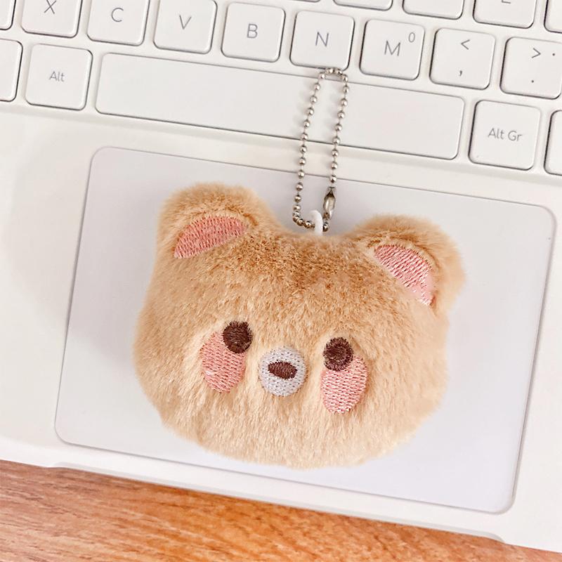 Cute Animal Keychains Plush Rabbit Frog Cat Doll Keychains For Car Keys Accessories Kawaii Small Bear Plush Keychain On Backpack