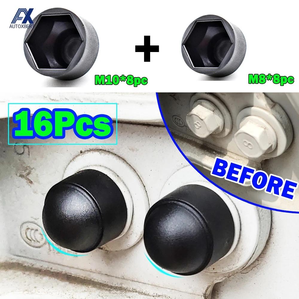 For Vw Peugeot M8 M10 Universal Anti - Rust Car Sticker Protection Cover Screw Protection Cap Door Screw Cap