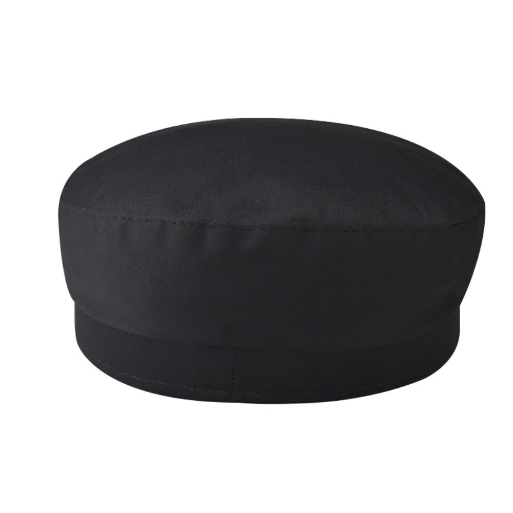Suede Flat Top Hat Casual Fit Painter Hat Stylish Octagonal Hat Autumn Winter