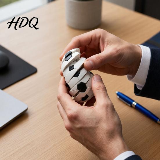 Игрушка-антистресс Fidget Gadget 3D-печать Дизайн для снятия тревожности Скручивающаяся и шаровая игрушка Вращающаяся Портативная Интерактивная Игрушка для снятия напряжения для Подростков Взрослых