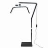 30W Floor LED Video Light Foldable LED Fill Light Beauty Floor Moon Lamp 3200K 5600K Dimmable with Adjustable Metal