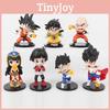 Коллекция ПВХ фигурок Dragon Ball Z с участием молодого Гоку, Криллина, Гохана и Кики Игрушки