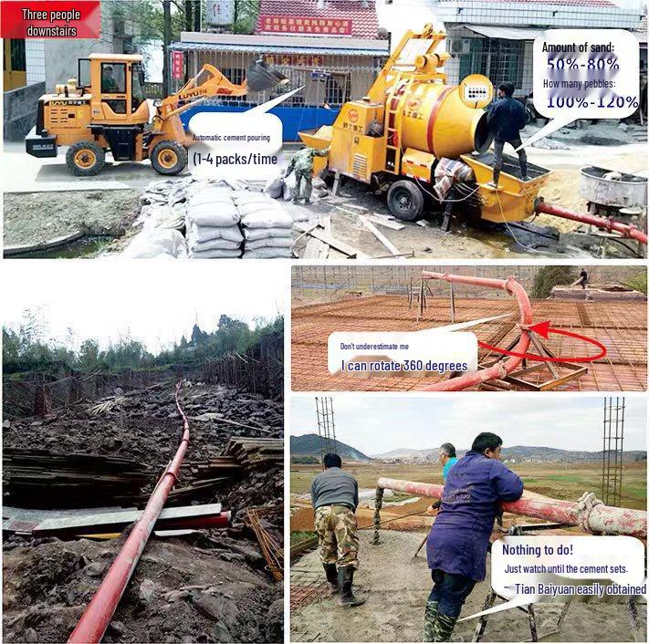 Weishi Concrete Machinery Mixer & Pump Truck Trailer