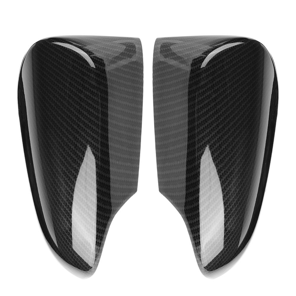 1 Pair of Carbon Fiber Style Rear View Side Mirror Cover Trim Fit for Toyota CHR