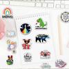100 Aesthetic Stickers, Laptop Stickers for Skateboards, Guitars