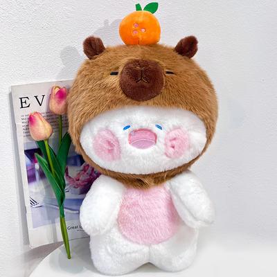 Новая интернет-знаменитость кукла кошка-акула кукла капибара креативная трансформация плюшевая игрушка кукла уродливая рыба подарок на день рождения