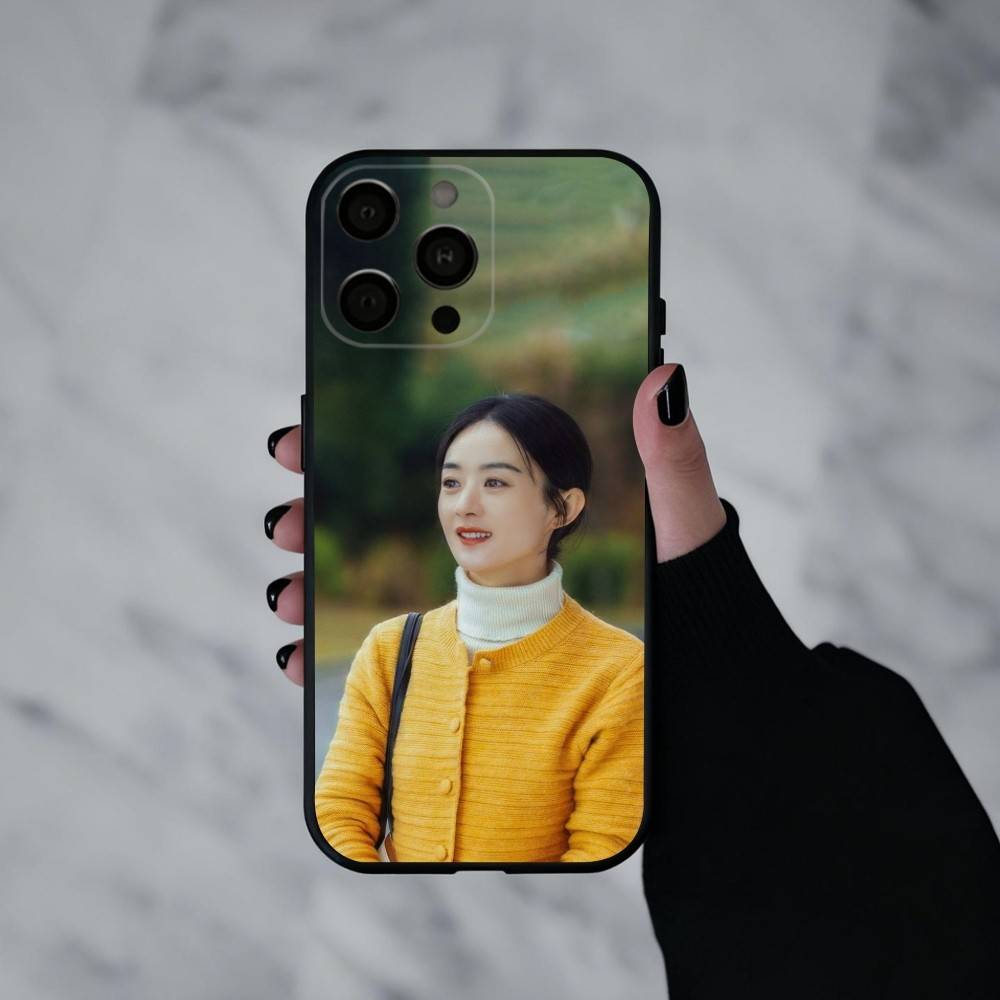 Чехол для телефона актрисы Oriental-Beauty Чжао Лиин для iPhone 17pro, 16,15,14,13,12,11 X XR Plus, Другие Мягкий черный чехол