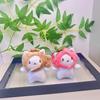 Adorable Cute Cat Fish Plush Toy Headset Keychain Soft Pp Cotton Doll Accessory