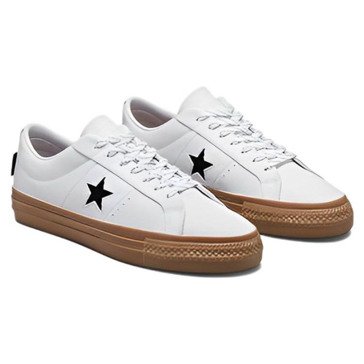 Converse Кроссовки унисекс One Star Pro Low White Dark Gum, черные A03216C