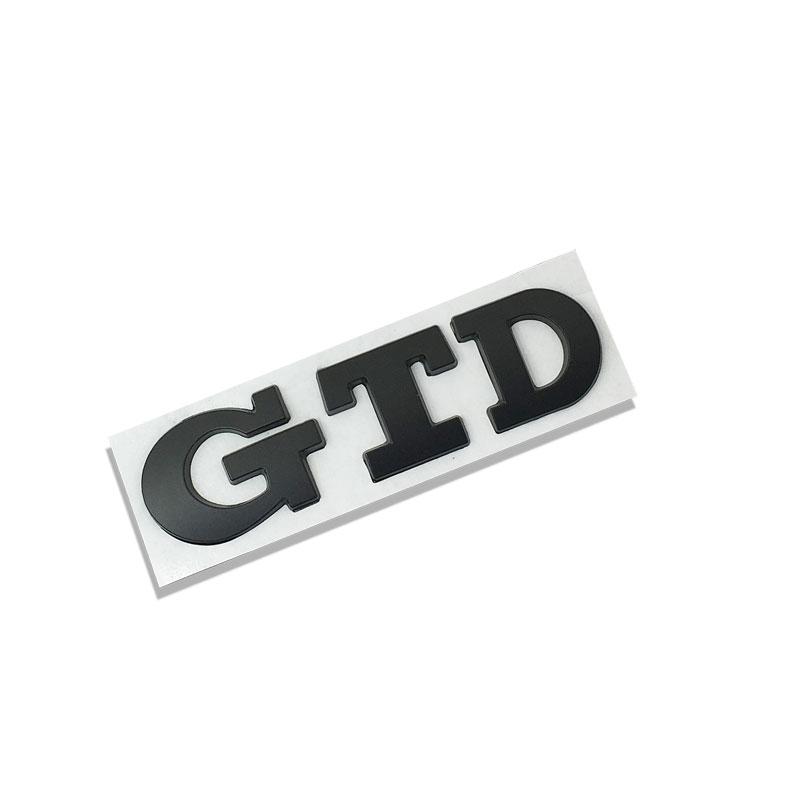 3D Metal Sticker GTD Front Grille Emblem Rear Trunk Stickers For GTD Golf 2 4 5 6 7 R MK2 MK3 MK4 Car Accessories