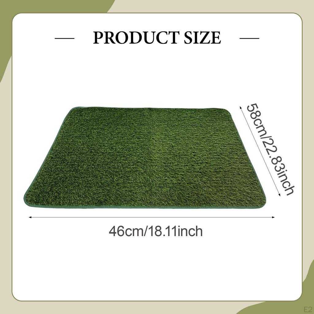 Искусственная собачья трава Пеленка для мочи Поддельные аксессуары для клетки Домашний коврик для туалета Тренировочная сменная трава