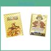 Popular One Piece Gold Card Game With Luffy Zoro Cards