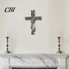 Gradient Color Metal Art Cross Wall Art, Tree of Life Hanging Crosses Of Decor Decor, for Garden Living Room Bedroom