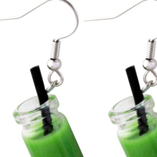 Шикарные серьги с подвесками, забавный стеклянный подарок