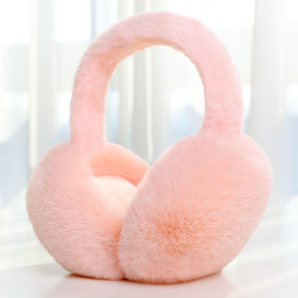 Thicken Foldable Earmuffs Folding Winter Ear Cover Fashion Plush Earmuffs Outdoor