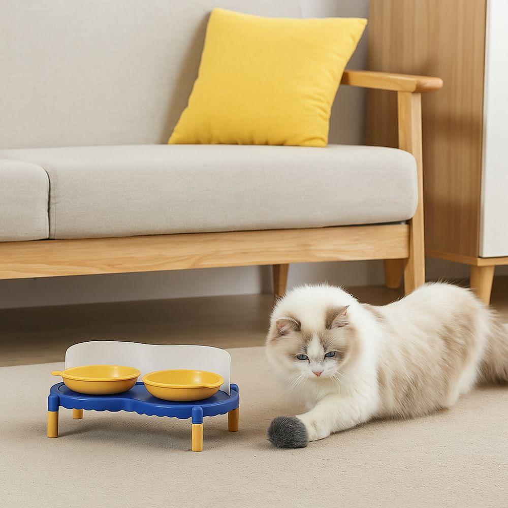 Stable Ceramic Cat Bowl Anti-slip Pet Neck Protection Bowl Pet Supplies Pet Feeder  Multi-Pet