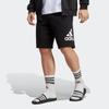 Adidas Шорты из френч терри Essentials с буквенным логотипом, мужские шорты, черные IC9401