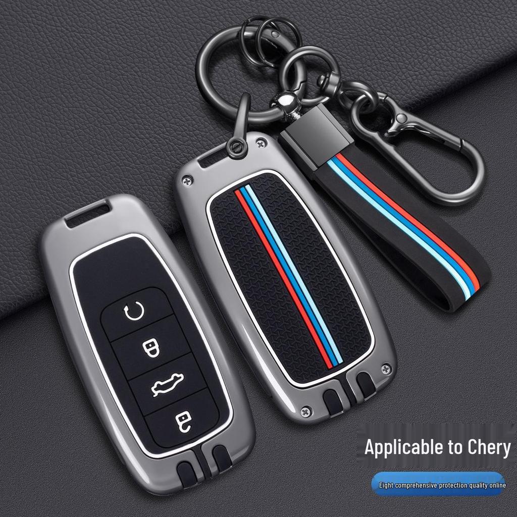 Совместимый чехол для ключа для Chery Tiggo 8 Pro, Tiggo 9, Arrizo 8, Tiggo 8 Plus, Fengyun A8, TanSuo 06.